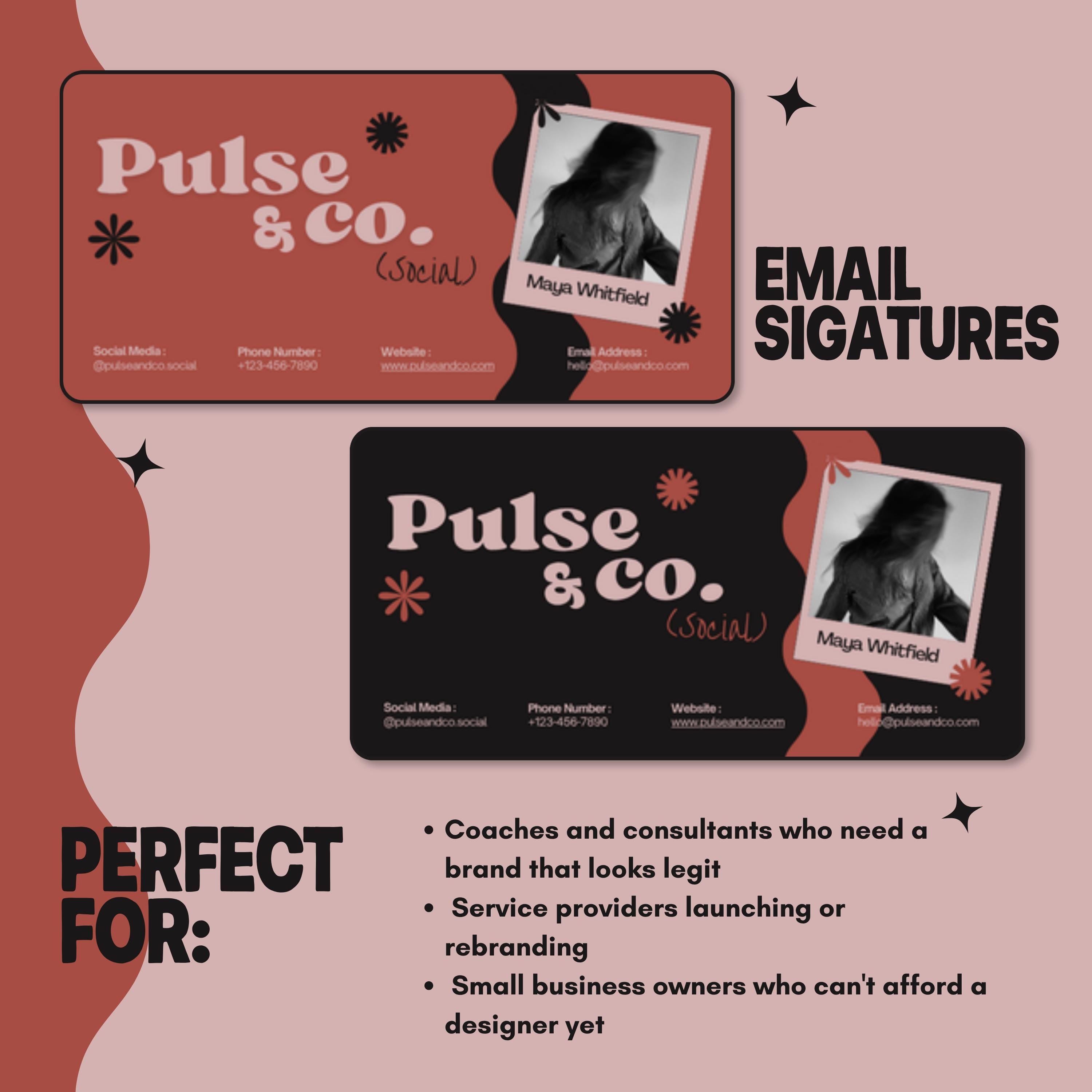 Canva Branding Kit for Coaches | Logo, Social Media, Business Card Templates