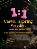 1:1 Canva Tutoring Session — 1 Hour