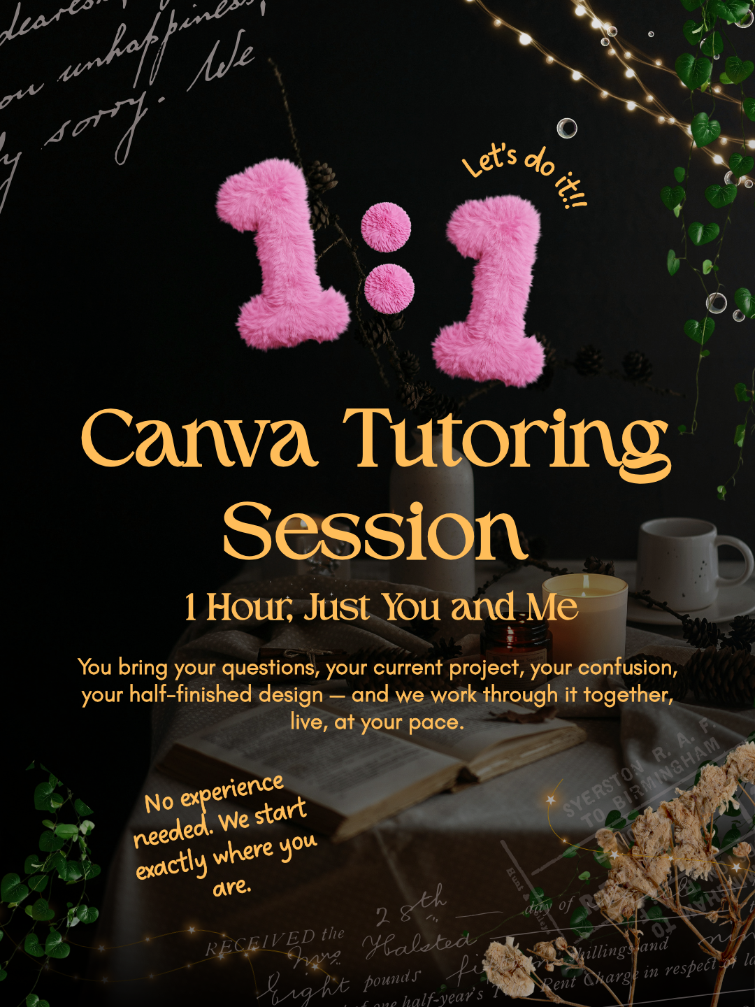 1:1 Canva Tutoring Session — 1 Hour