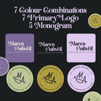 Dark Romantasy Author Branding Kit Canva Templates | Logo, Media Kit, Business Card