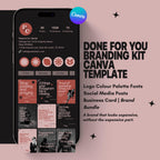 Canva Branding Kit for Coaches | Logo, Social Media, Business Card Templates