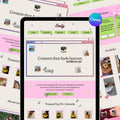 UGC Creator Portfolio Website Canva Template | Content Media Kit | Brand Deal |  Instant Download