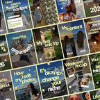 Lifestyle Creator Templates | Bold Typography Social Media Pack (Canva)