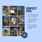 Trending Travel Lifestyle Canva Templates | Collage Instagram | Photo Dump Creator Pack Animated Static