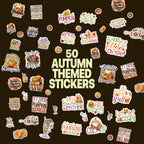 Autumn Canva Templates for Bookstagram | Trending Fall Creator Pack | Cozy Stickers Stock Images Bundle