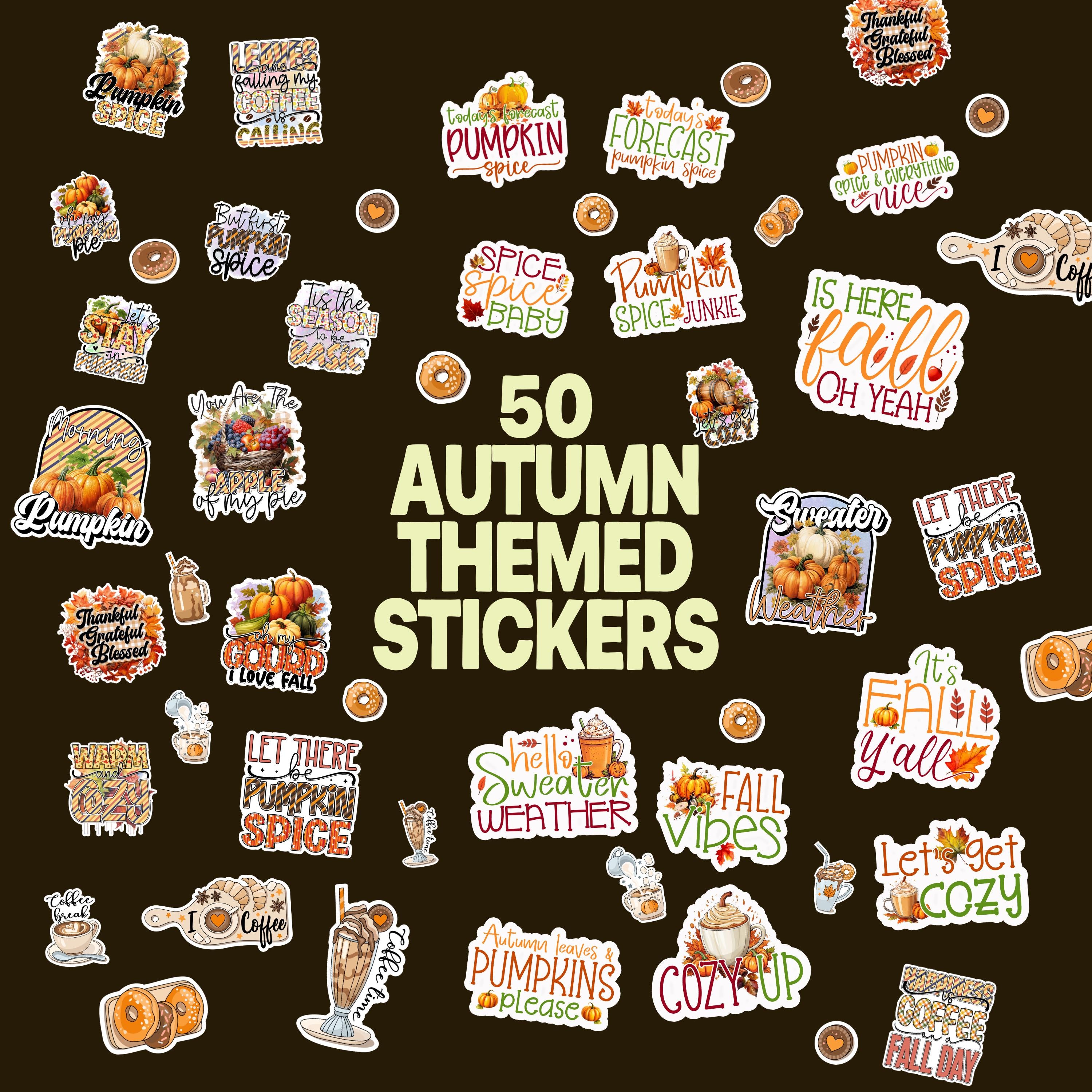 Autumn Canva Templates for Bookstagram | Trending Fall Creator Pack | Cozy Stickers Stock Images Bundle