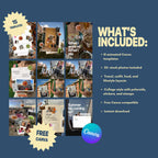 15 Animated Lifestyle Canva Templates | Travel Instagram Templates | Faceless Content Creator Pack