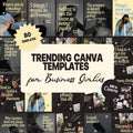 Canva Templates for Female Entrepreneurs | Business Instagram | Faceless Content Creator Pack | Digital Product Seller